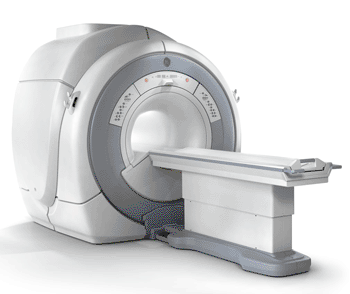 Image: The Optima MR360 Advance 1.5T MR system (Photo courtesy of GE Healthcare).